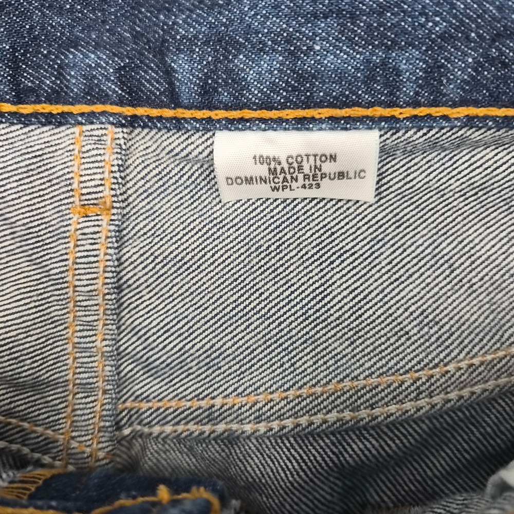 Levi's 501 Original Fit Jeans Mens 42x30 Dark Wash Indigo Button Fly 00501-0000 - Picture 4 of 11
